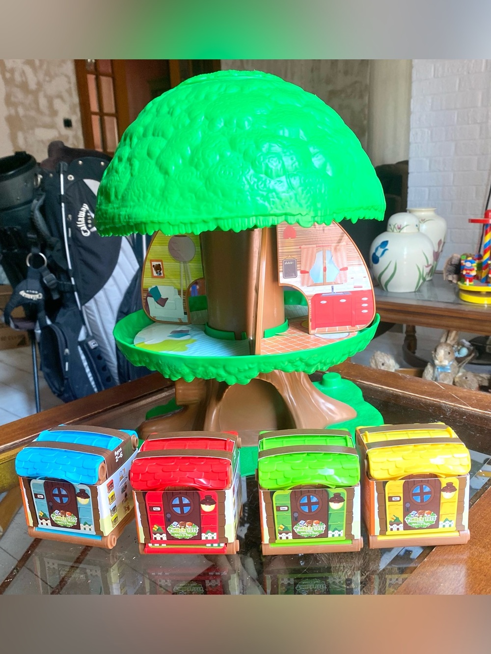 VULLI KLOROFIL Magic Tree House Play Set Rumilly Cedex France W/ 4 New Figures